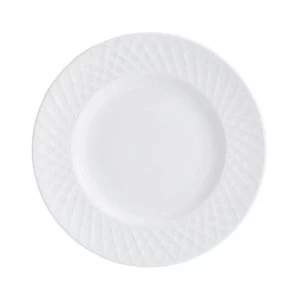 Image of Hotel Collection Ceremony fine bone china set of 4 side plates - White