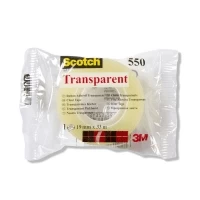 Image of 3M Scotch Tape 19mm x 33m - Transparent (7 Rolls)