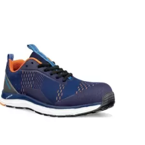Image of Albatros Mens Impulse Safety Trainers (7 UK) (Blue/Orange)