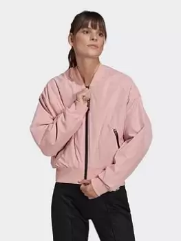 Image of adidas X Karlie Kloss Bomber Jacket, Pink Size M Women