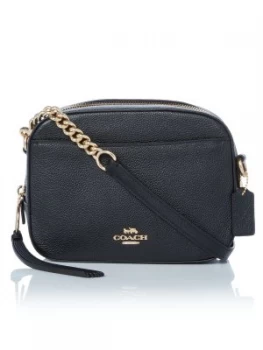 Image of Coach Pebbled leather camera bag Black