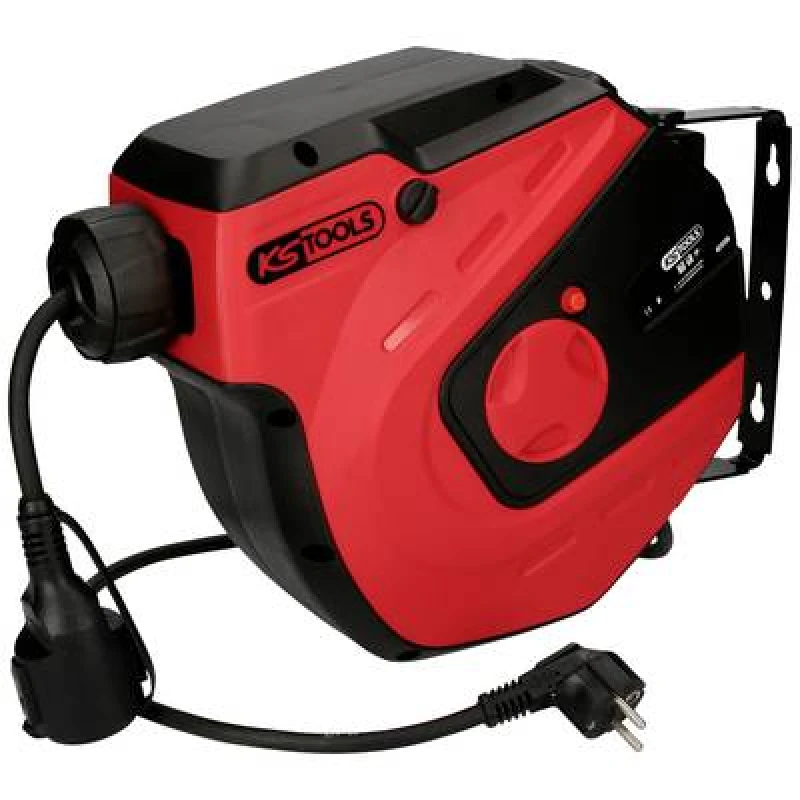 Image of KS Tools KS Tools 150.4217 Cable dispenser 15 m Black PG plug 150.4217