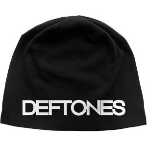 Image of Deftones - Logo Unisex Beanie Hat - Black