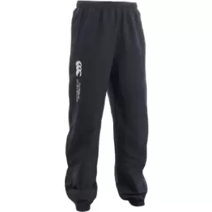 Image of Canterbury Mens Open Hem Tracksuit Bottoms (S) (Navy/White)