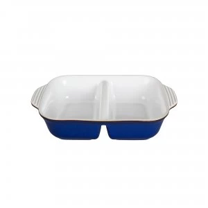 Image of Denby Imperial Blue Divided Dish