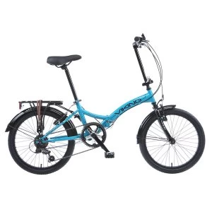 Image of Viking Metropolis Folding Bike 20" - Aqua