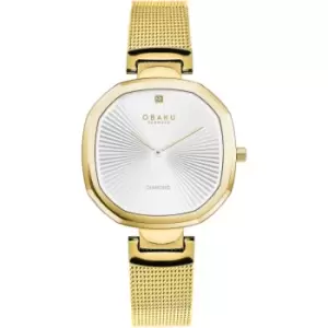 Image of Ladies Obaku Brilliant Gold Watch