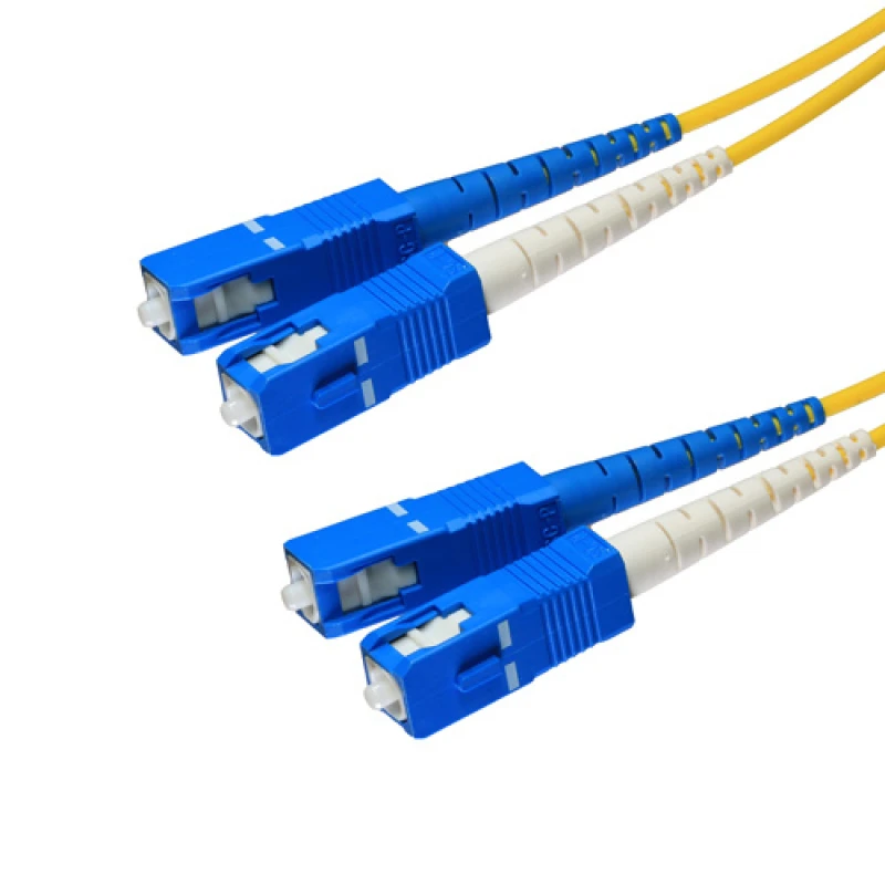 Image of Cablenet 7m OS2 9/125 SC-SC Duplex Yellow LSOH 1.8mm Minizip Fibre Pat
