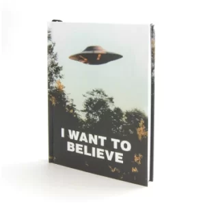 Image of Coop X-Files I Want to Believe Journal Hardcover