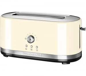 Image of KitchenAid 5KMT4116BCU Manual Control Long 4 Slice Toaster