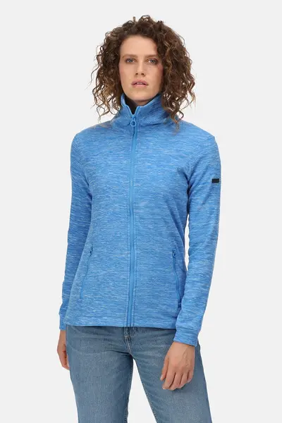 Image of Regatta Marl 'Everleigh' Full Zip Fleece Blue