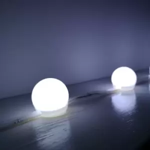 Image of 90 LED 4m Outdoor Multi Function Christmas Party Globe Strip Lights in Cool White