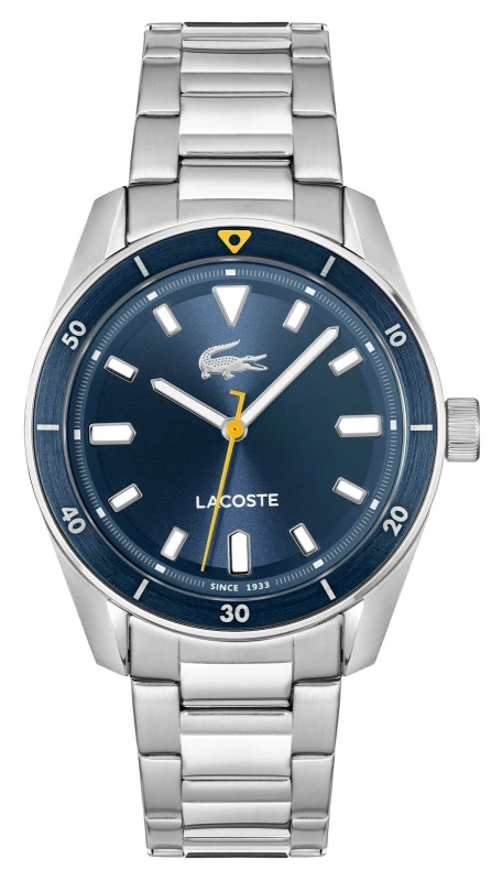 Image of Lacoste 2011424 Boston Quartz (39mm) Blue Sunray Dial / Watch