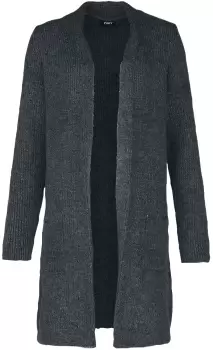 Image of Only Jade Cardigan Cardigan mottled dark grey