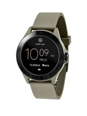 Image of Harry Lime Harry Lime Fashion Smartwatch in Khaki with Black Bezel, Khaki, Men