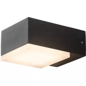 Image of Sienna Outdoor Down Wall Light Matt Zwart IP54