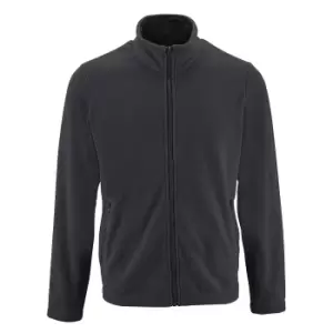 Image of SOLS Mens Norman Fleece Jacket (L) (Charcoal)