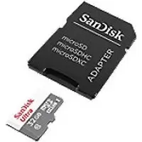 Image of SanDisk Ultra Lite microSDHC UHS-I Memory Card with SD Adapter 32GB Class 10