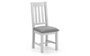 Image of Julian Bowen Richmond Grey Wooden Dining Chair