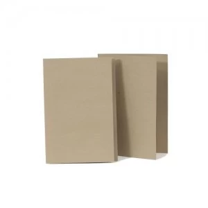 Image of ValueX Square Cut Folder Kraftliner Foolscap 170gsm Buff (Pack 100)