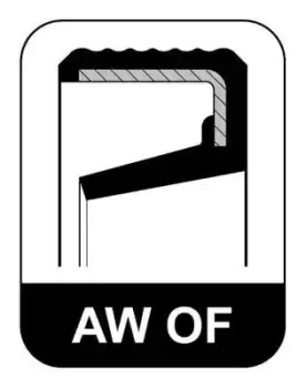 Image of Rear Crankshaft Oil Seal 751.610 by Elring