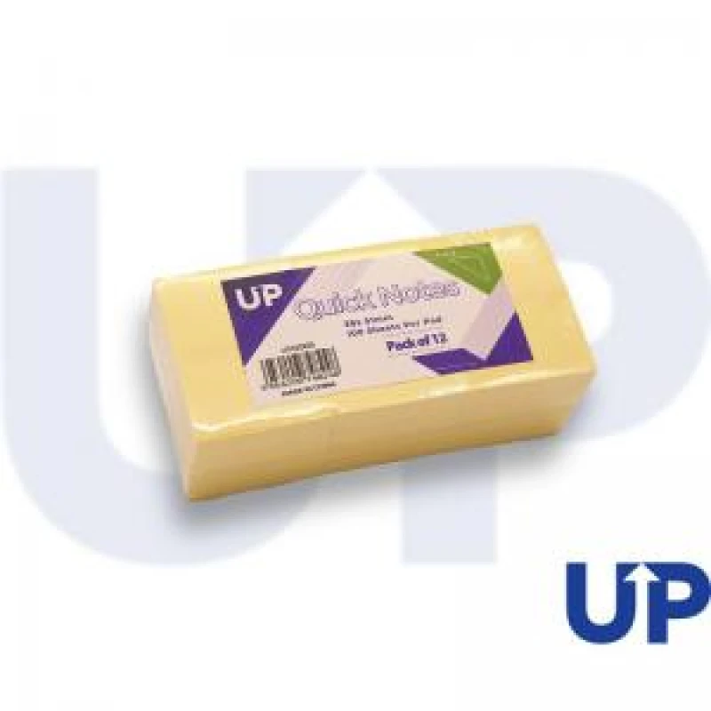 Image of UP Quick Notes 38x51mm Yellow (12)