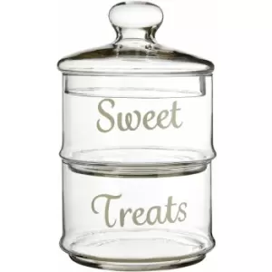 Image of Stackable 2pc Storage Jar - Premier Housewares
