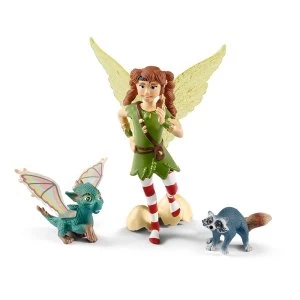 Image of SCHLEICH Bayala Movie Marween with Nugur and Piuh Toy Figure Set
