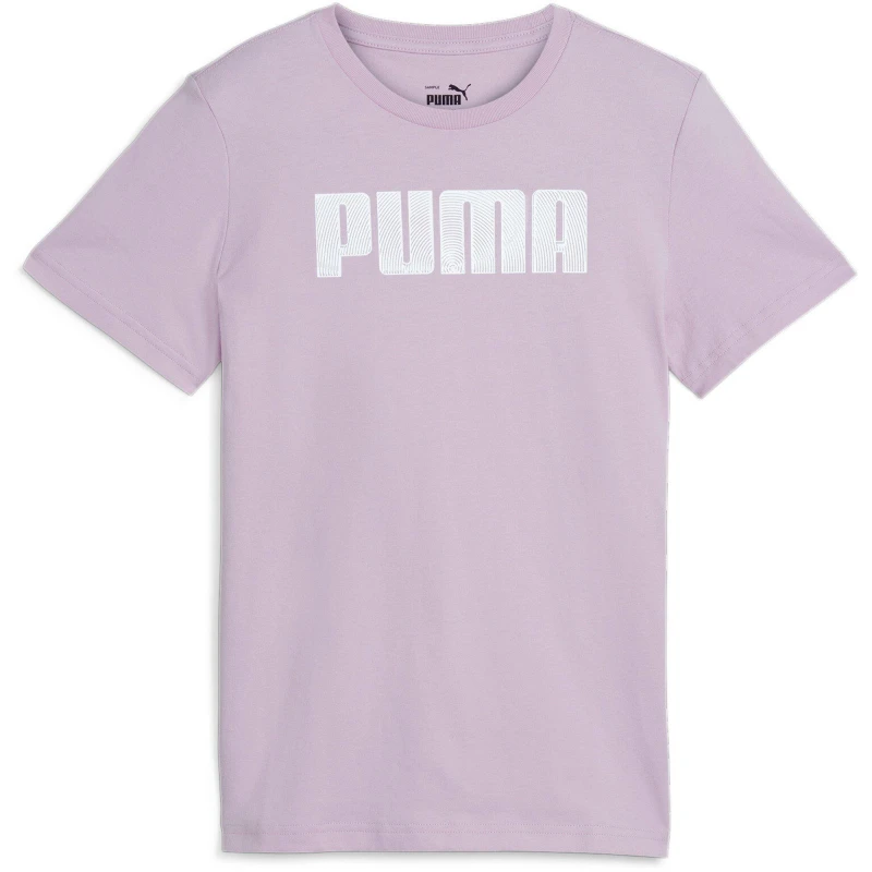 Image of Puma Mass Merchants Tee B T-Shirt Unisex Kids - Pink Pink 7 - 8 Years