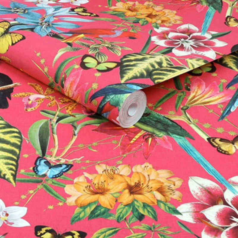 Image of Paradiso Wallpaper Pink