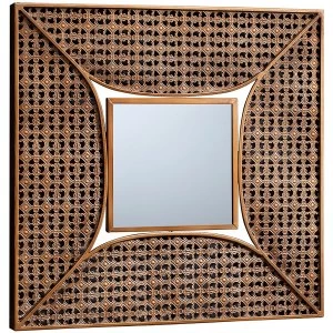 Image of Gallery Agadir Square Mirror Trio - Gold