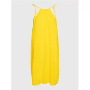 Image of Tommy Hilfiger Cover Up Dress Slvls - Yellow