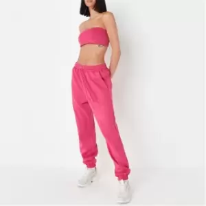 Image of Missguided Top and Jogger Set Co Ord - Pink