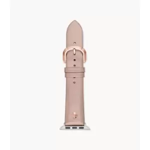 Image of Kate Spade New York Womens -Tone Leather 38Mm/40Mm/41Mm Band For Apple Watch - Rose Gold