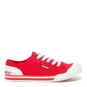 Image of Rocket Dog Jazzin Red Canvas Trainer
