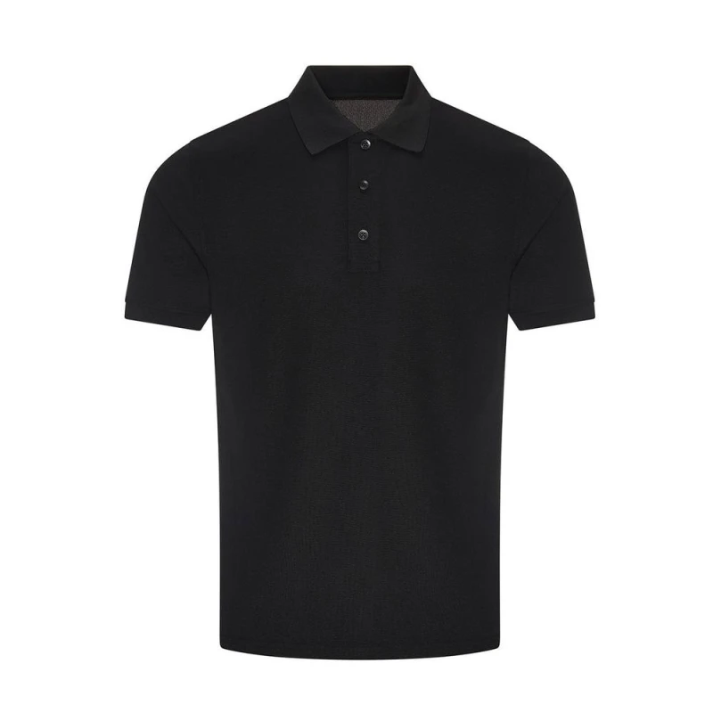 Image of PRO RTX Mens Pro Wicking Polo Shirt in Black Size: XS Black Male XS