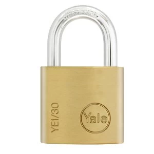 Image of Yale 30mm Brass Padlock