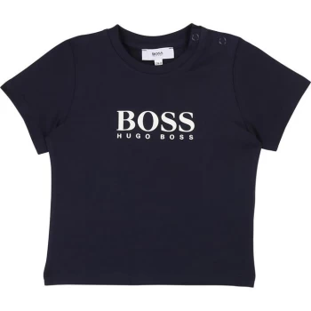 Image of Boss Big Lgo Tee Bb14 - Navy 849