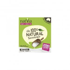 Image of Natvia Sweetener Sticks 40s x 4