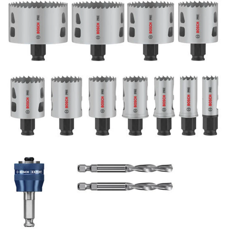 Image of Bosch PRO 14 Piece Multi Material PC Plus Hole Saw Set 2608594426