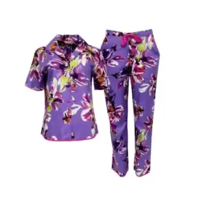 Image of Cyberjammies Fifi Floral Print Pyjama Set - Pink