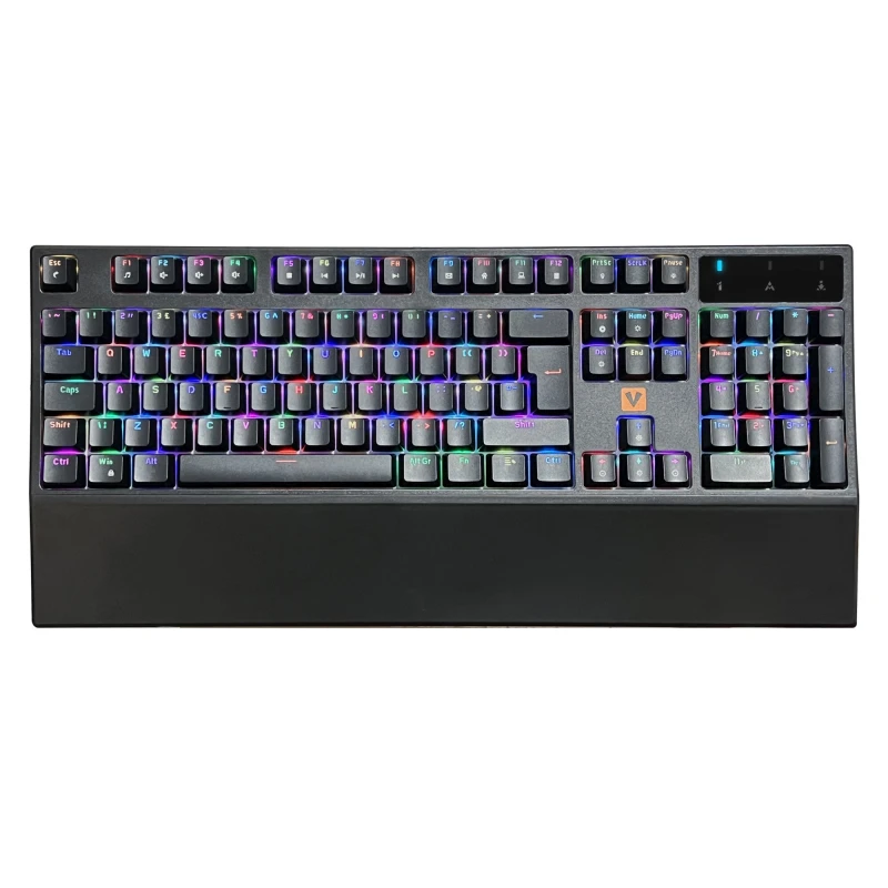 Image of VIDA VIDA MECHA MECHANICAL RGB keyboard Gaming USB QWERTY UK English Black MECHA-BLK