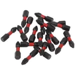 Image of Sealey AK8272 Phillips #2 Impact Power Tool Bits 25mm - 20pc