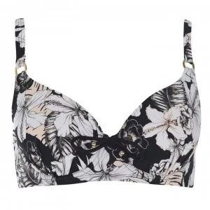 Image of Dorina Sulu Padded Bikini Top - BLACKFLORAL126