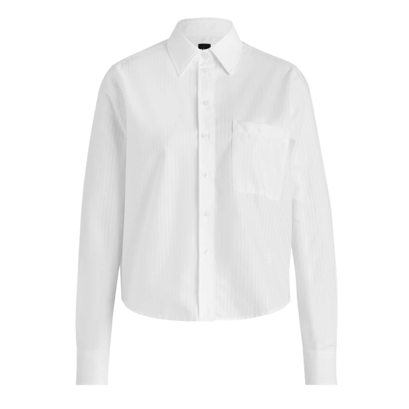 Image of BOSS Brielle Monday Shirt - White White 10
