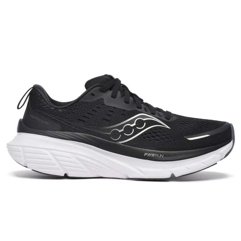 Image of Saucony Saucony Guide 18 Womens Black/white - Black / Standard / 4