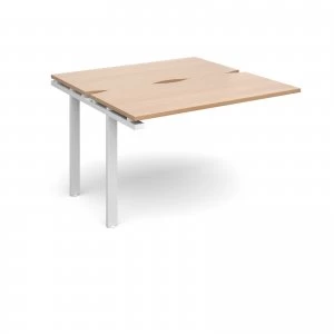 Image of Adapt II Sliding top Add On Units 1200mm x 1200mm - White Frame Beech