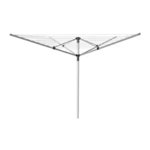 Image of 4 Arm 55m Aluminium Rotary Airer / Washing Line with 38mm Pole