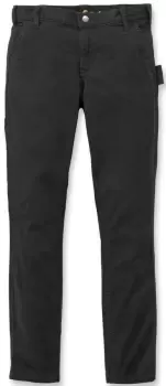 Image of Carhartt Slim Fit Crawford Women Pants, black, Size 39, black, Size 39 for Women