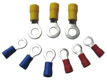 Image of Wiring Connectors - Red - Ring - 8mm - Pack of 25 PWN764 WOT-NOTS